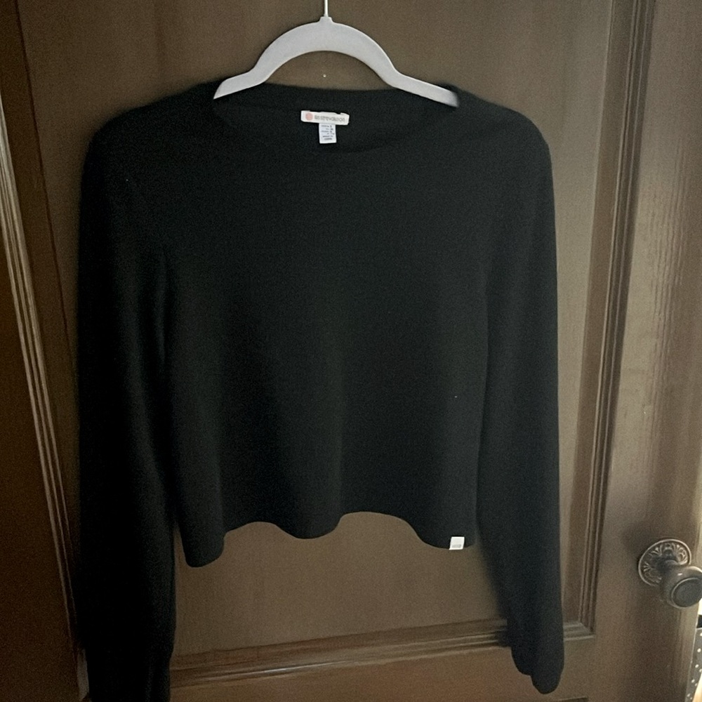black floaty shirt